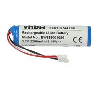 vhbw Batería reemplaza Datalogic BT-8, RBP-4000, 128000894 para escáner códigos de Barra, TPV (2200 mAh, 3,7 V, Li-Ion)