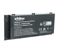 vhbw Batería reemplaza DELL R7PND, JHYP2, V7M28, RY6WH, J5CG3, KJ321, PG6RC, X57F1 para Notebook (6600 mAh, 11,1 V, Li-Ion)