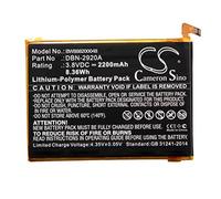 vhbw Batería reemplaza Doro DBN-2920A para móvil, Smartphone (2200 mAh, 3,8 V, polímero de Litio)