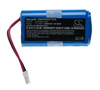 vhbw Batería reemplaza Ecovacs ICR18650 3S1P para Robot Limpieza (2600 mAh, 11,1 V, Li-Ion)