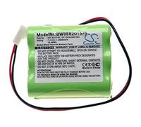 vhbw Batería reemplaza ESP/Marmitek 11AAAH6YMX, GP150AAM6YMX, GP220AAM6YMX, INF-BATPNL para Sistema de Alarma (2000 mAh, 7,2 V, NiMH)