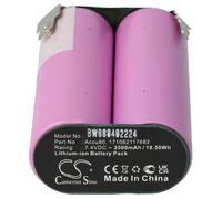 vhbw Batería reemplaza Gardena 8802-00.640.00 para 2500mAh 7,4V Li-Ion