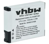 vhbw Batería reemplaza GoPro ABPAK-001, AHDBT-002, AHDBT-001 para cámara de vídeo (1100 mAh, 3,7 V, Li-Ion)