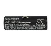 vhbw Batería reemplaza Heine X-02.99.382, X-02.99.380, BATT/110904-A1 para tecnología médica (850 mAh, 3,6 V, NiMH)
