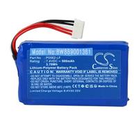 vhbw Batería reemplaza HP 923052, P0946-HF, 923052PH 2S, P0562-LF para Impresora fotográfica (500 mAh, 7,4 V, Li-Poli)