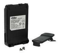 vhbw Batería reemplaza Icom BP-227, BP227 para Radio (1800 mAh, 7,4 V, Li-Ion) + Pinza