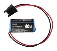 vhbw Batería reemplaza Mitsubishi B9670-MC, A6BAT, A6BAT-MRBAT. para Controlador de periférico (1700 mAh, 3,6 V, Li-Ion)