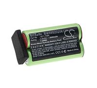 vhbw Batería reemplaza Moser 1871-7590 para maquinilla cortapelo (2000 mAh, 3,6 V, NiMH)