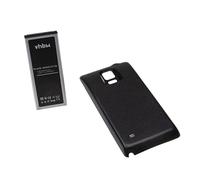 vhbw Batería reemplaza Samsung EB-BN910BBK, EB-BN910BBE para móvil, Smartphone (6400 mAh, 3,85 V, Li-Ion) + Tapa Trasera (Negro)