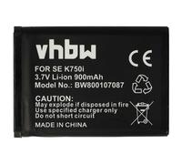 vhbw Batería reemplaza Sony-Ericsson BST-37 para móvil, Smartphone (900 mAh, 3,7 V, Li-Ion)