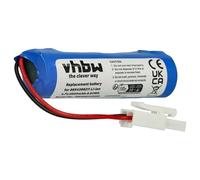 vhbw Batería reemplaza Vileda 8654396211 para aspiradora Negro (2600 mAh, 3,7 V, Li-Ion)