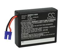 vhbw Batería reemplaza Yuneec ST16F, 58-000160, YP-3A, ST16 para Mando de dron (8700 mAh, 3,7 V, Li-Ion)