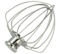 vhbw Batidor compatible con KitchenAid KSM150, KSM100, KSM103, K45, KSM12, K45SS, KSM105, KSM110 - acero inoxidable