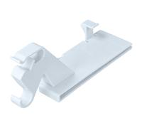 vhbw Bisagra de puerta izquierda compatible con Smeg S7220FNDP1, S7220FND2P congelador, frigorífico combi - Para compartimento congelador