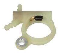 vhbw Bomba de aceite compatible con Stihl MS 251 C-BEQ Z, MS 251 C-BEQ, MS 251 C-BE Z motosierra - plástico/hierro, 4,9 x 4,7 x 1,1 cm, regulable