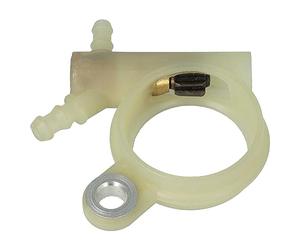 vhbw Bomba de aceite compatible con Stihl MS 251 Z motosierra - plástico/hierro, 4,9 x 4,7 x 1,1 cm, regulable