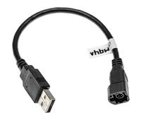 vhbw Cable Adaptador de Toma de Radio de Coche Compatible con VW Golf Sportsvan (2014+), Jetta 5 (2005+) vehículo, automóvil - 4 Pines a USB A