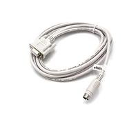 vhbw Cable adaptador serial RS-232 compatible con Mitsubishi MELSEC serie Q, QC30R2 PCs y dispositivos periférico - Cable, 250 cm, gris