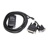 vhbw Cable adaptador serial RS-232 compatible con Siemens Simatic S5 100U CPU 100 PCs y dispositivos periférico - Cable, 300 cm, negro
