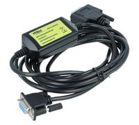 vhbw Cable adaptador serial RS-232 compatible con Siemens Simatic S5 90U CPU 90 PCs y dispositivos periférico - Cable, 300 cm, negro