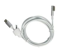 vhbw Cable Adaptador USB Tipo C a MagSafe 1 Compatible con Apple Macbook Pro 13.3" MB991LL/A, 13.3" MB990LL/A Notebook, portátil - 170 cm, 65 W, PVC