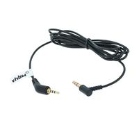 vhbw Cable audio AUX compatible con Bose QuietComfort 3 | QC3 auriculares - Cable audio 3,5 mm (clavija jack), 120 cm, negro