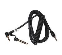 vhbw Cable audio AUX compatible con Monster Beats by Dr. Dre Beats EP auriculares - Cable audio 3,5 mm (clavija jack) a 6,3 mm, 150 cm, negro