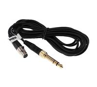 vhbw Cable audio AUX compatible con Pioneer HDJ-2000 auriculares - Cable audio 3,5 mm (clavija jack) a 6,3 mm, 300 cm, negro
