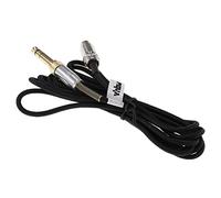 vhbw Cable audio AUX compatible con Pioneer HDJ-2000 auriculares - Cable audio 3,5mm (clavija jack) a 6,3 mm, 200 cm, negro