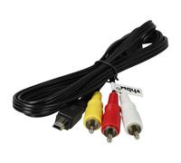 vhbw Cable audio vídeo compuesto compatible con Canon PowerShot SX500 IS