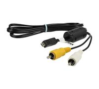 vhbw Cable audio vídeo compuesto reemplaza Nikon EG-CP14 para cámara, cámara digital - Cable AV