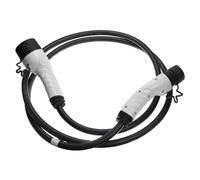 vhbw Cable Carga Tipo 2 a Tipo 2 Compatible con Audi Q4 e-Tron, Q3 TFSI e Coche eléctrico - Cable conexión, 3 Fases, 32 A, 22 kW, 3 m