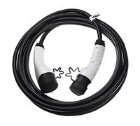 vhbw Cable Carga Tipo 2 a Tipo 2 Compatible con BMW Serie 3, 320e, 530e, 520e, 330e Coche eléctrico - Cable conexión, 1 Fase, 32 A, 7 kW, 7 m