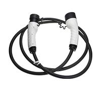 vhbw Cable Carga Tipo 2 a Tipo 2 Compatible con Land Rover Range Rover Sport PHEV Coche eléctrico - Cable conexión, 3 Fases, 16 A, 11 kW, 3 m