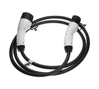 vhbw Cable Carga Tipo 2 a Tipo 2 Compatible con Peugeot 3008 Hybrid, 508 Hybrid Coche eléctrico - Cable conexión, 1 Fase, 32 A, 7 kW, 3 m