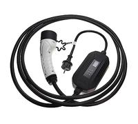 vhbw Cable Carga Tipo 2 a Tipo F Compatible con Porsche Cayenne PHEV, Cayenne Coche eléctrico - Cable conexión, 1 Fase, 16 A, 3,5 kW, 5 m