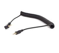 vhbw Cable Compatible con Pentax K-m, MZ6 cámara, DSLR - Cable de conexión, 120 cm, Espiral