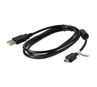 vhbw Cable datos USB compatible con Olympus Stylus serie E, serie FE etc. - Reemplaza CB-USB5, CB-USB6