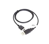 vhbw Cable datos USB compatible con Samsung GT-E1170i, GT-E1182, GT-E1190, GT-E1230, GT-E1310B, GT-E2152, GT-E2230, GT-E2330 móvil - negro 100 cm
