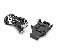 vhbw Cable de Carga USB Compatible con Garmin Descent MK1 smartwatch - Estación Carga Negro, 100 cm