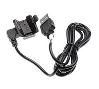 vhbw Cable de Carga USB Compatible con Garmin Epix smartwatch - Estación Acoplamiento, Cable Repuesto Negro, 100 cm