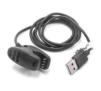 vhbw Cable de Carga USB Compatible con Suunto Ambit 3 Multisport GPS, Ambit Sport Watch smartwatch - Estación Acoplamiento Negro, 100 cm