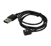 vhbw Cable de Carga USB Compatible con Suunto Wing HS231 Auriculares - Cable, Negro, 100 cm