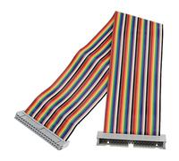 vhbw Cable de extensión GPIO 40 Pines Compatible con Raspberry Pi miniordenador - Cable de Cinta de extensión, Multicolor, 30 cm