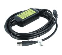 vhbw Cable de programación PLC reemplaza Mitsubishi USB-SC09-FX para sistema de control - Cable de conexión con CD de drivers, 3 m