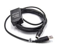 vhbw Cable de programación USB compatible con Allen Bradley MicroLogix 1000, 1200, 1400, 1100, 1500 radio, negro