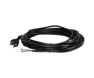 vhbw Cable para alimentación eléctrica compatible con Kärcher A2004 | A2014, A2024, A2054, A2201, A2254 aspiradoras - 10 m, 1000 W, cable de conexión