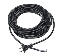 vhbw Cable para alimentación eléctrica Compatible con Nilfisk GM80, GM90, GS80, GD710, GD1010, GD930 aspiradoras - 10 m, 2000 W, Cable de conexión