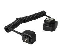 vhbw Cable TTL Compatible con Canon EOS 600D, 60D, 650D, 5D Mark III, 6D, 60Da cámara, Flash - Cable sincronización, 30 cm, Extensible hasta 60 cm