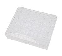 vhbw Caja almacenaje Compatible con Janome JB1410, JB1408, bobinas de la máquinas de Coser - Incl. bobinas Hilo, plástico